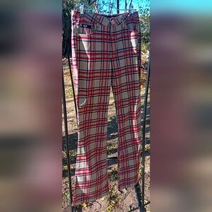 L.E.I vintage plaid pants